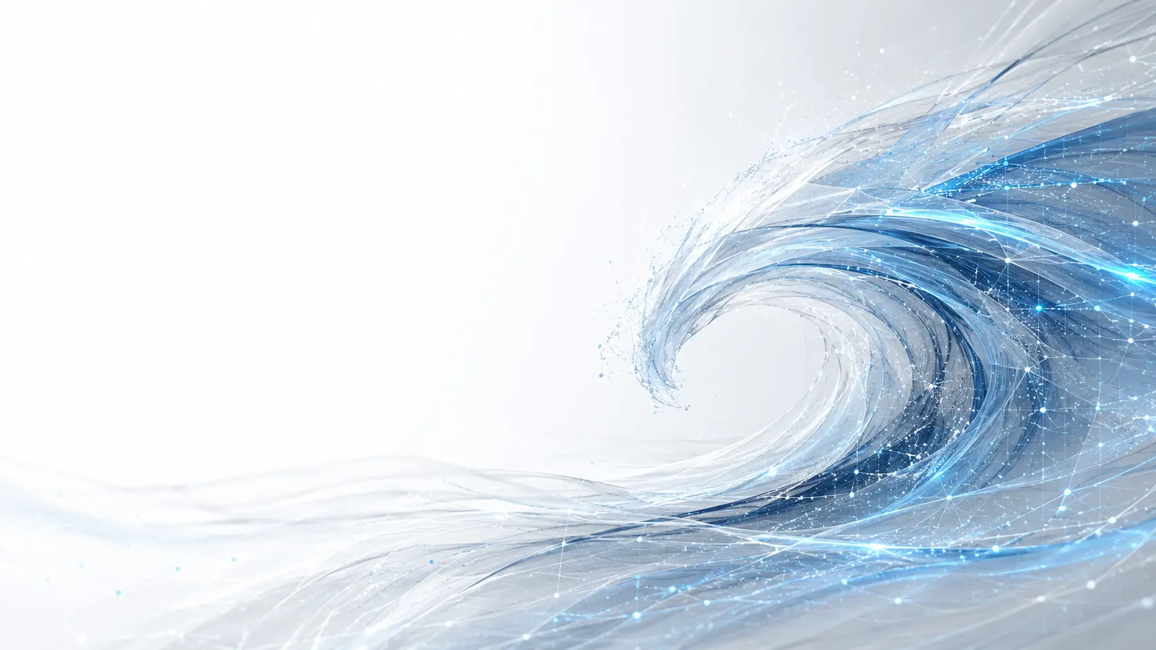 Blue ocean wave